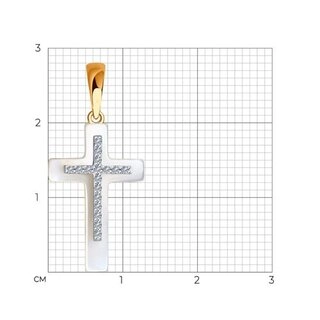 Кулон Sokolov 1030813 0,72гр. 