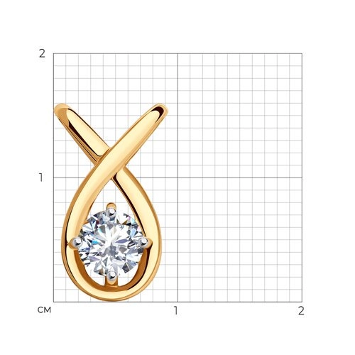 Кулон Sokolov 36423 1,32гр. 