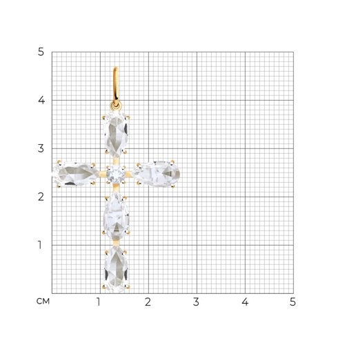 Кулон Sokolov 732216 2,8гр. 