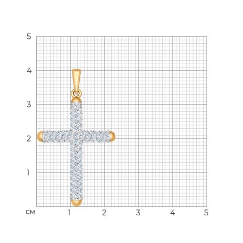 Кулон Sokolov 34931 1,49гр. 