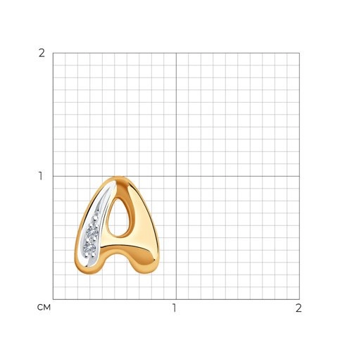 Кулон Sokolov 1030793 0,8гр. 