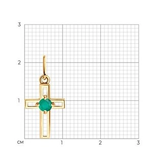 Кулон Sokolov 732269 0,6гр. 