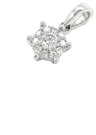 Кулон Goldos Premium SDP1824W-13 0,69гр 0,14ct. 