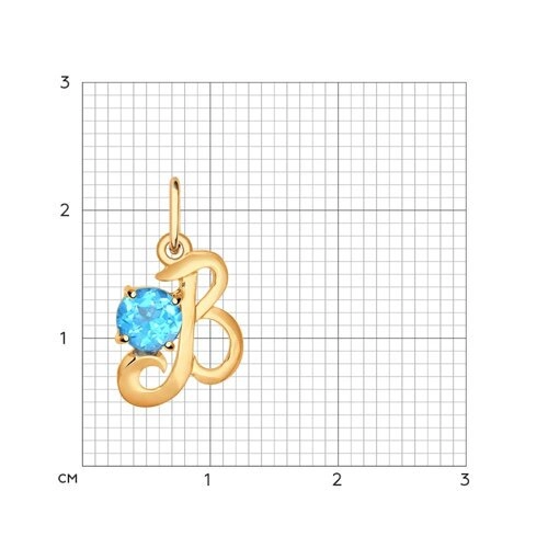 Кулон Sokolov 731296 0,81гр. 