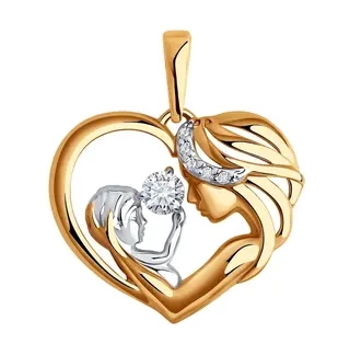 Кулон Diamant 51-130-02018-1 1,74гр. 