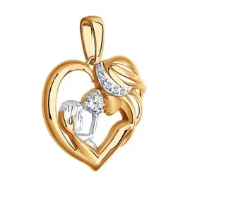 Кулон Diamant 51-130-02018-1 1,74гр. 