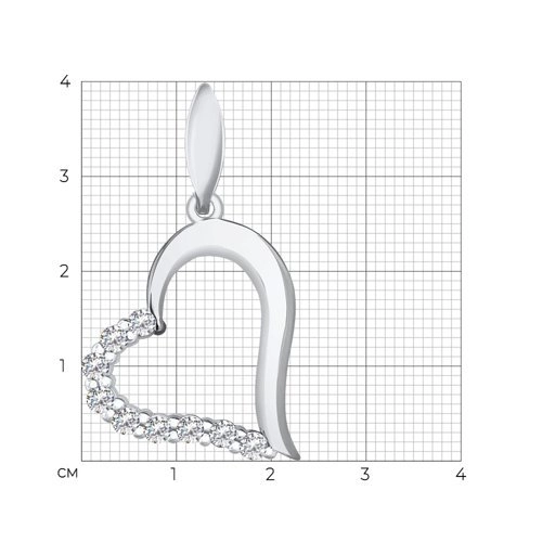 Кулон Sokolov 031711-3 1,08гр. 