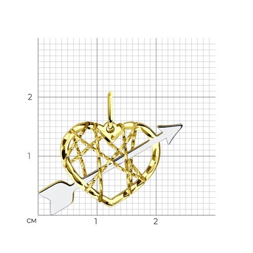Кулон  Sokolov 035932-2 1,12гр 