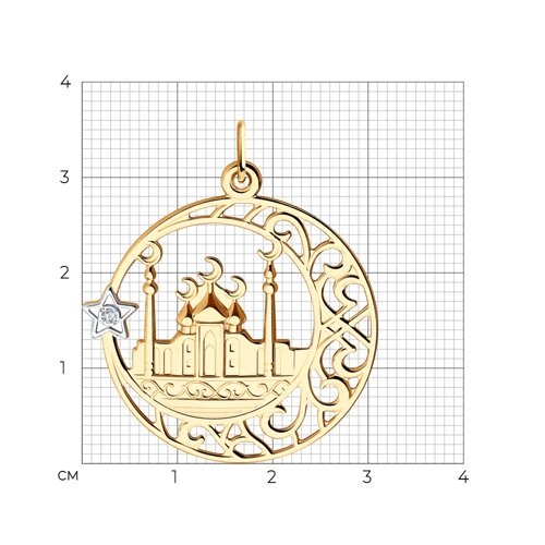 Кулон Sokolov 34179 2,28гр. 