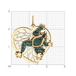 Кулон Sokolov 35745 2,47гр. 