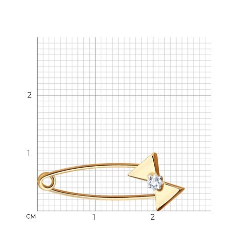 Булавка Sokolov 40171 0,94гр. 