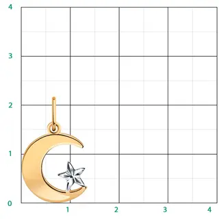 Кулон Atoll 3328а 1,18гр. 