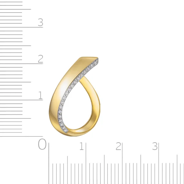 Подвеска Dinastia 006383-4102 1,36гр  Подвеска Dinastia 006383-4102 1,36гр