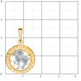 Подвеска Атолл 5225/овен 1.38гр 