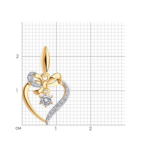 Кулон Sokolov 34797 1,01гр. 