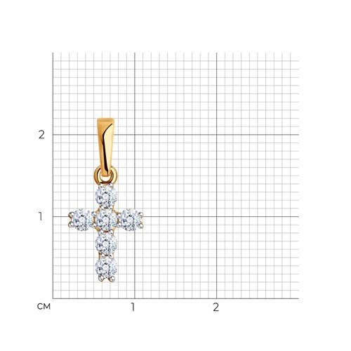 Кулон Sokolov 36454 0,77гр. 