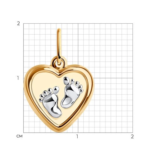 Кулон Sokolov 35272 0,52гр. 