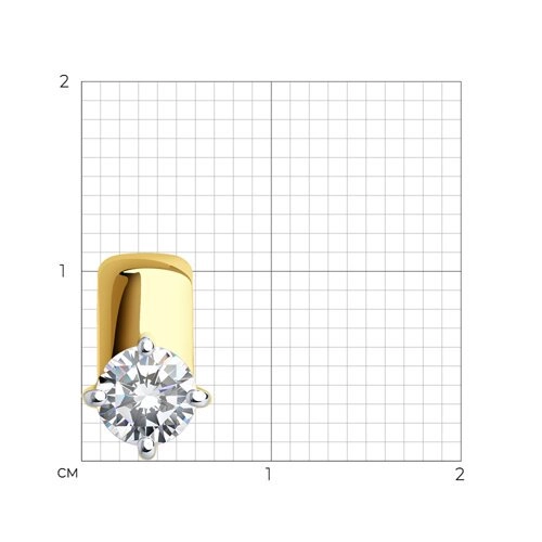 Кулон Sokolov 036540-2 0,80гр. 