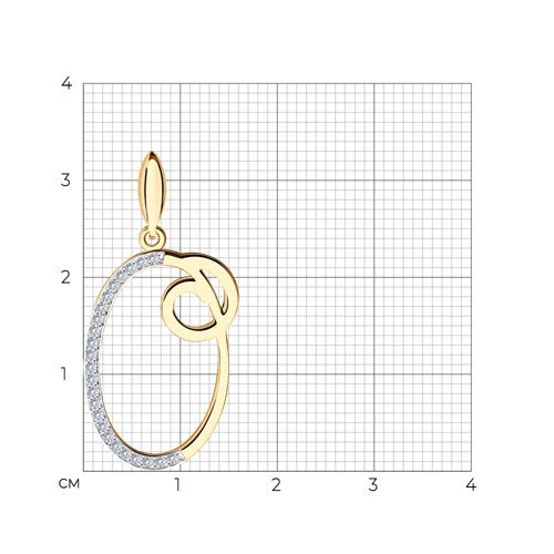 Кулон Sokolov 34709 1,07гр. 