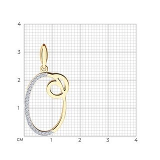 Кулон Sokolov 34709 1,07гр. 