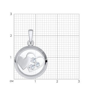 Кулон Sokolov 035328-3 1,88гр. 