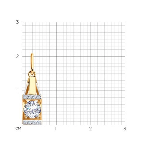 Кулон Sokolov 36498 1,18гр. 