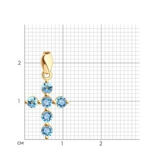 Кулон Sokolov 730600 0,89гр. 