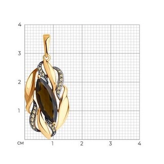Кулон Sokolov 731589 2,35гр. 