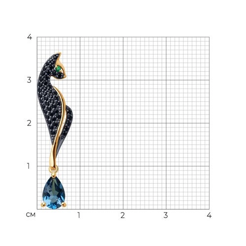 Кулон Sokolov 732826 1,41гр. 