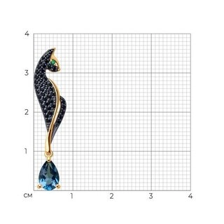 Кулон Sokolov 732826 1,41гр. 