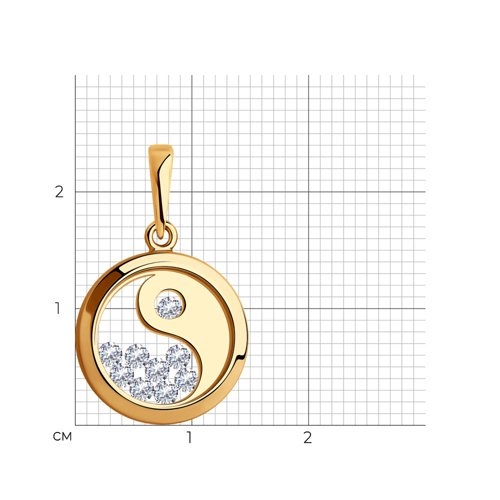 Кулон Sokolov 35650 2,04гр. 