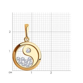 Кулон Sokolov 35650 2,04гр. 