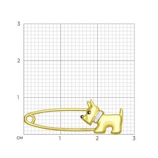Булавка Sokolov 040211-2 0,86гр. 
