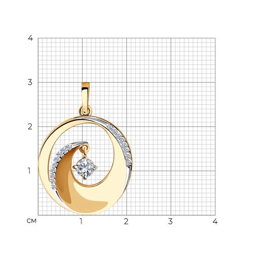 Кулон Sokolov 35857 2,4гр. 