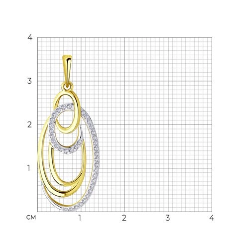 Кулон Sokolov 035985-2 1,89гр. 