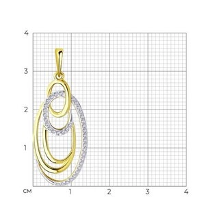Кулон Sokolov 035985-2 1,89гр. 