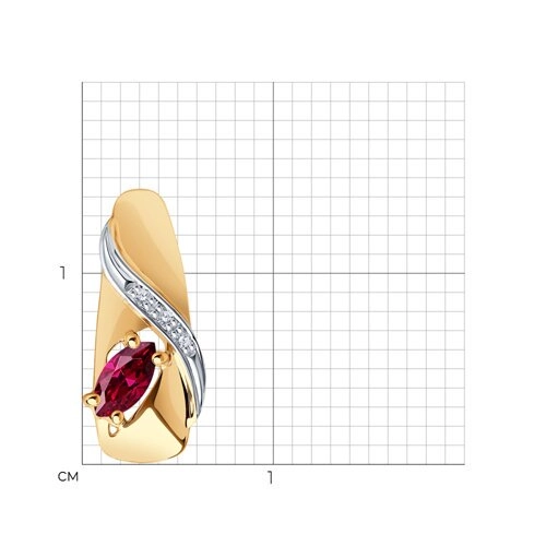 Кулон Sokolov 4030116 0,9гр. 