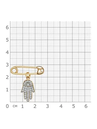 Булавка Veronika Jewelry Бл132-2356 1.52гр 