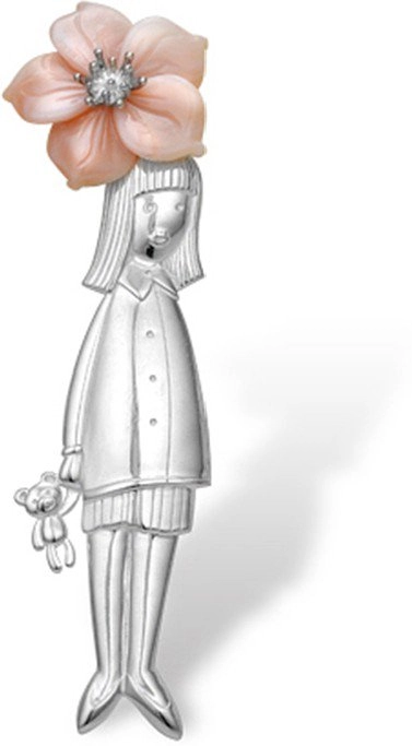 Брошь Костромской ЮЗ 42120041 9,29гр. 