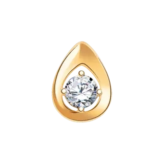 Кулон Atoll 50042 0,87гр.  - фото 3