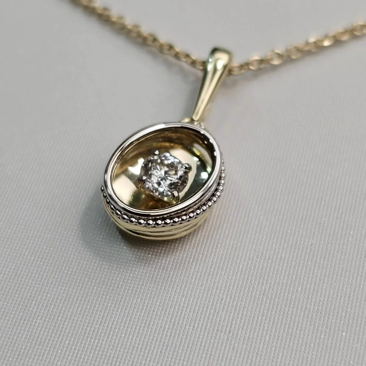 Кулон Deimantas 112615790 1,29гр 0,23ct.  - фото 2