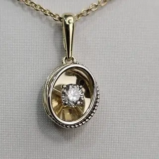 Кулон Deimantas 112615790 1,29гр 0,23ct. 