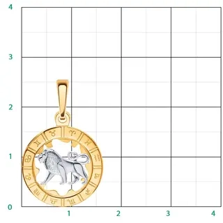 Кулон Atoll 5229 1,38гр.  - фото 3