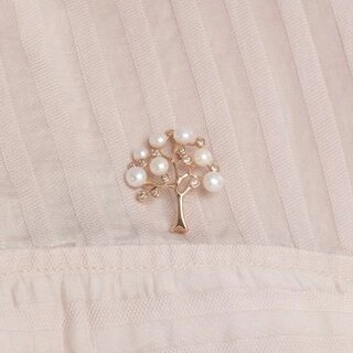 Брошь SOKOLOV 794024 вес 3.4 г золото, жемчуг, фианит 