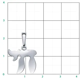 Кулон Atoll б50175 1,09гр. 
