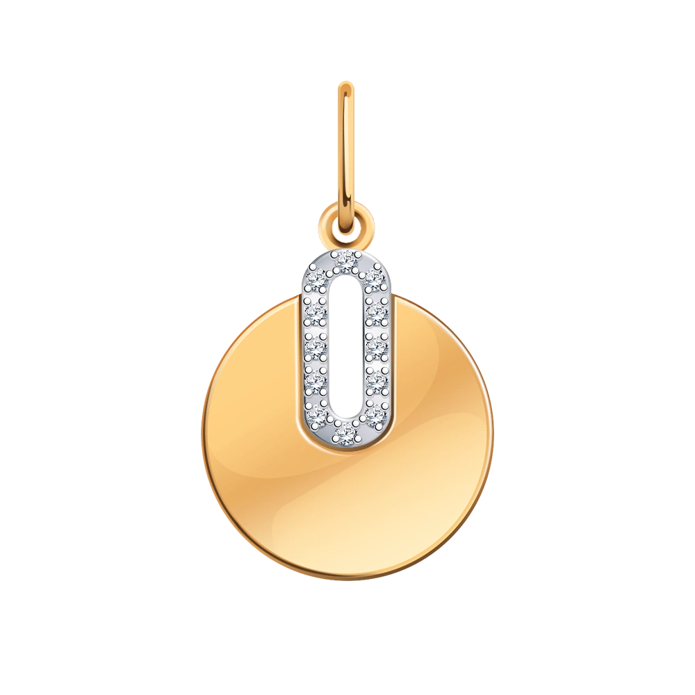 Кулон Atoll V50249 1,14гр.  - фото 2