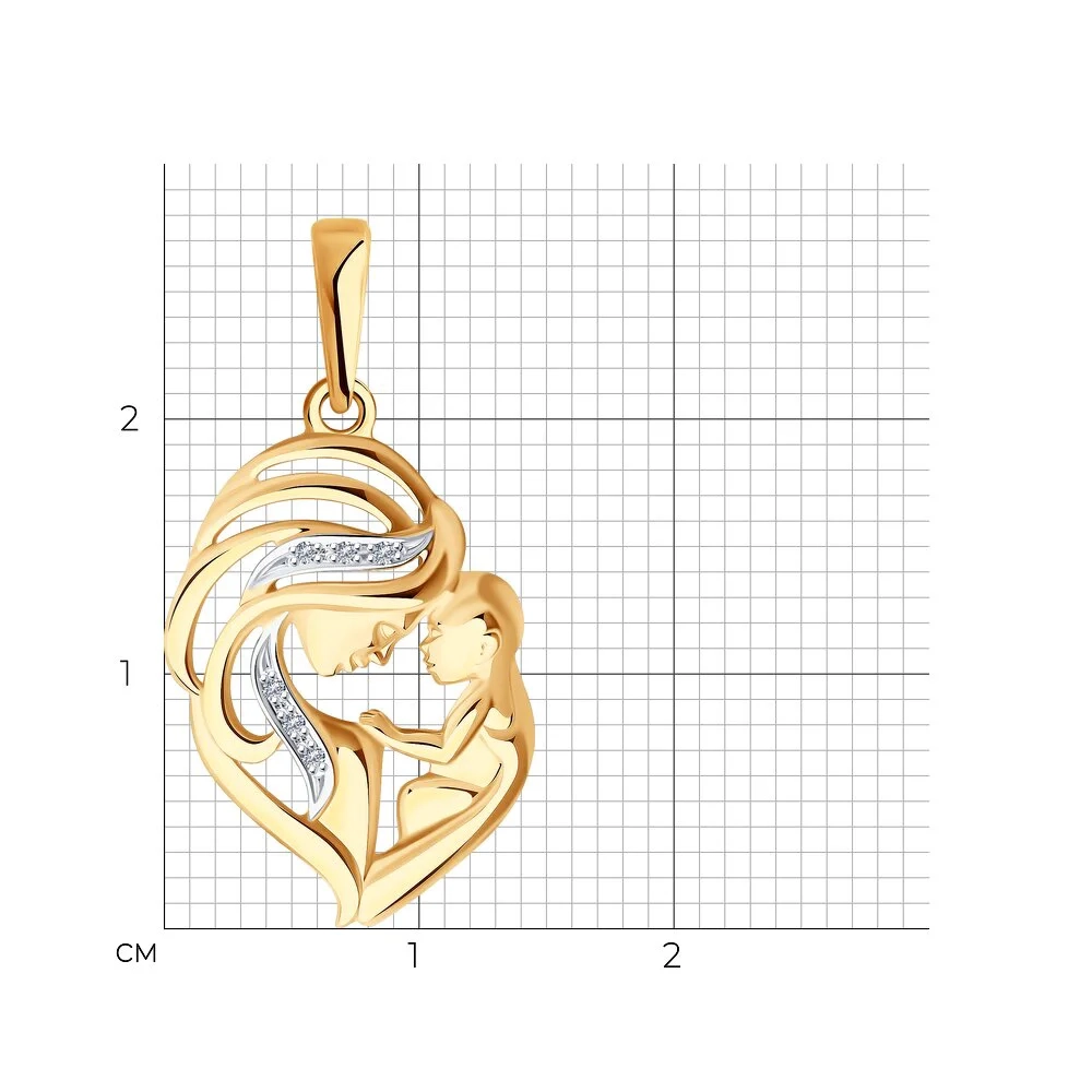 Кулон Sokolov 1030510 1,34гр.  - фото 5