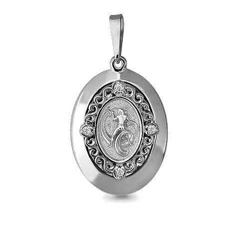 Кулон Aquamarine Водолей 23110А 2,2гр 