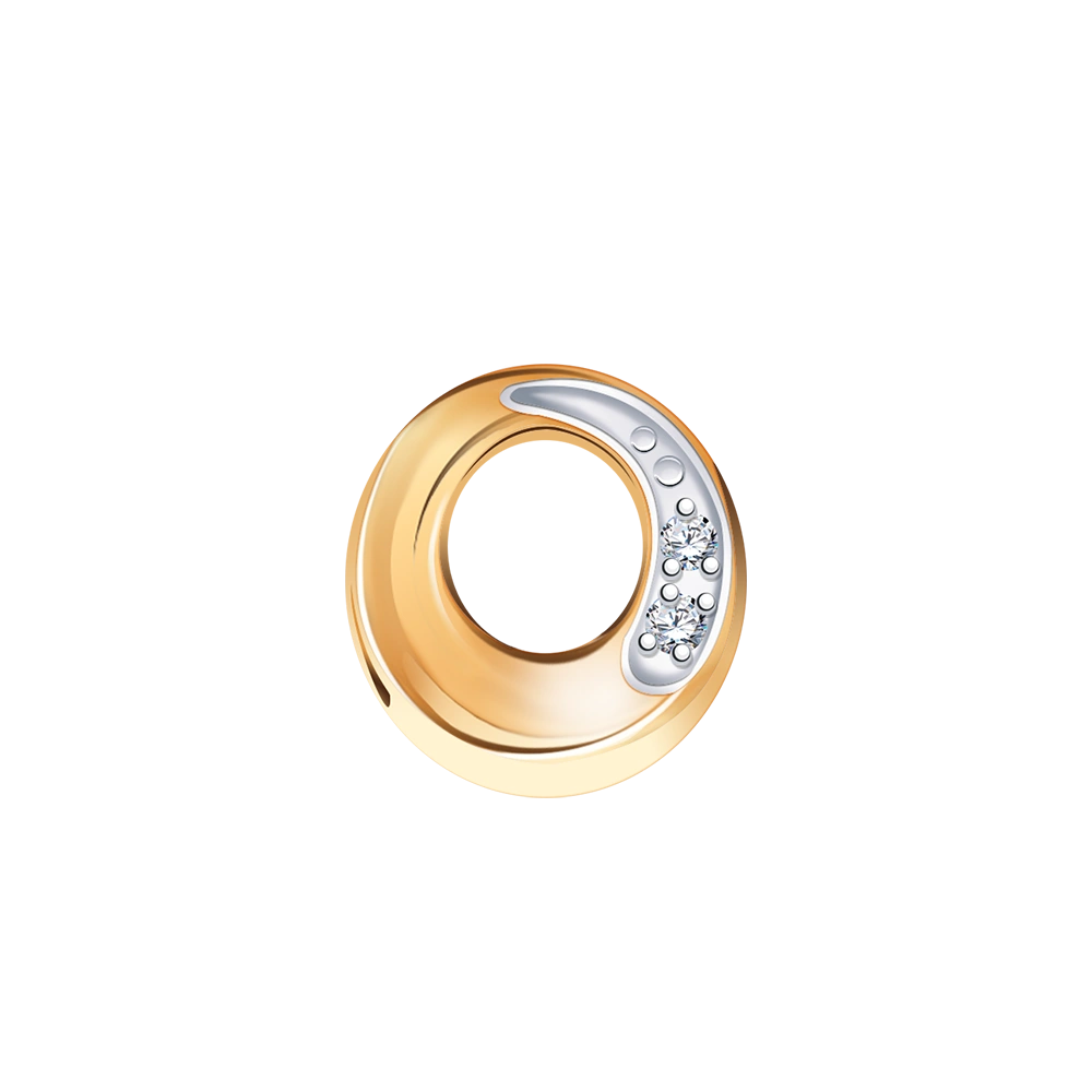 Кулон Atoll V50156 0,85гр.  - фото 2