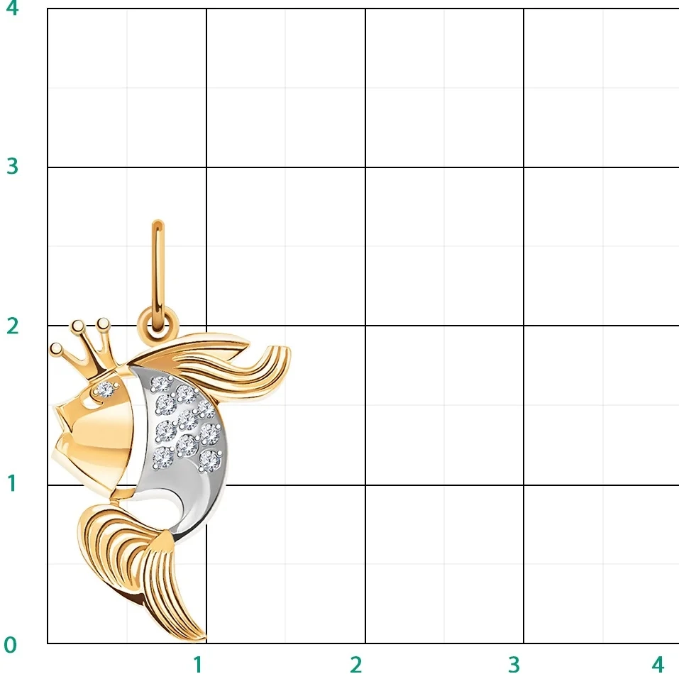Кулон Atoll 5673 1,79гр. 